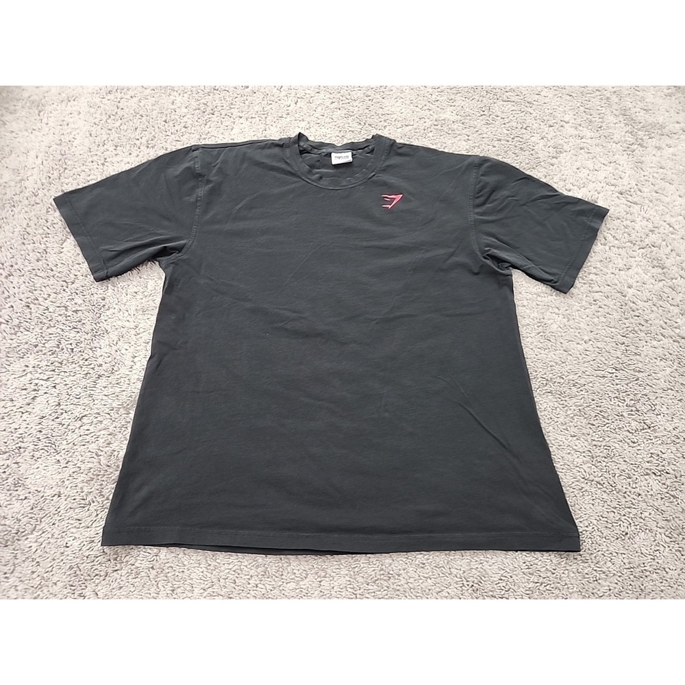 Gymshark T Shirt Mens L Short Sleeve Graphic Logo Athleisure Fitness